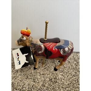 Cow Parade “Lady Camoolot” #7315 Carousel Figurine 2002 Retired Westland
